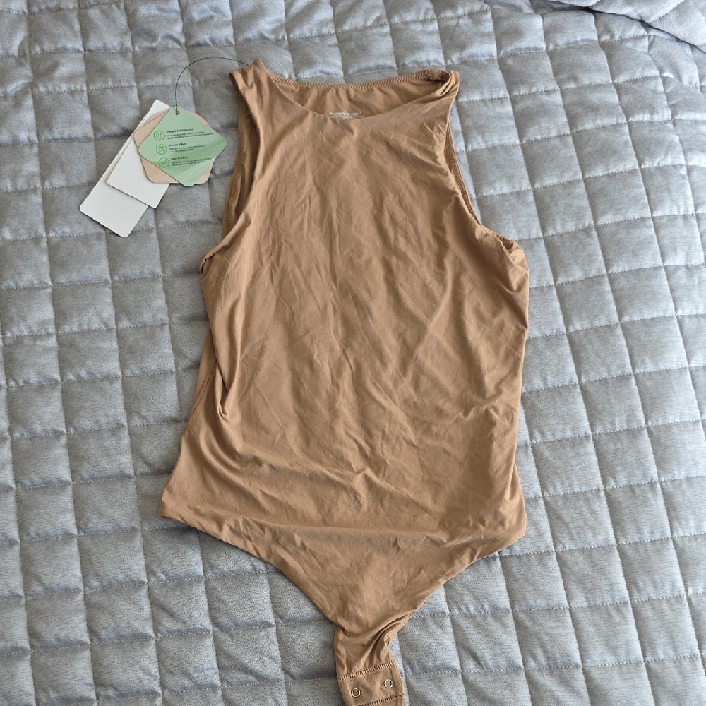 Sleeveless Nude Bodysuit - Smooth Stretch Women’s Intimate